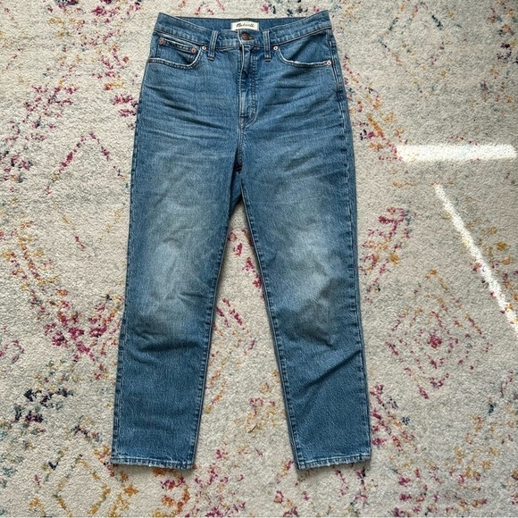 Madewell Classic Straight Jeans in Nearwood Wash sz 27 - Picture 3 of 5